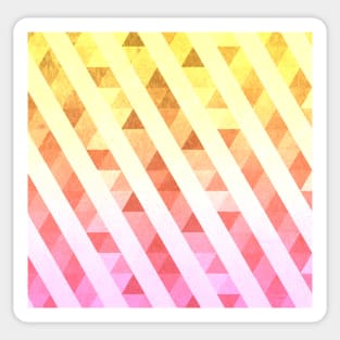 Triangles Lines Pattern Sticker